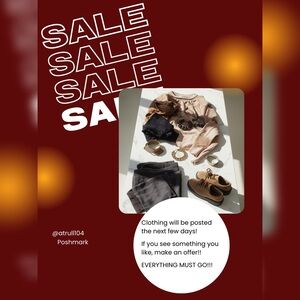 EVERYTHING MUST GO SALE!!!!
